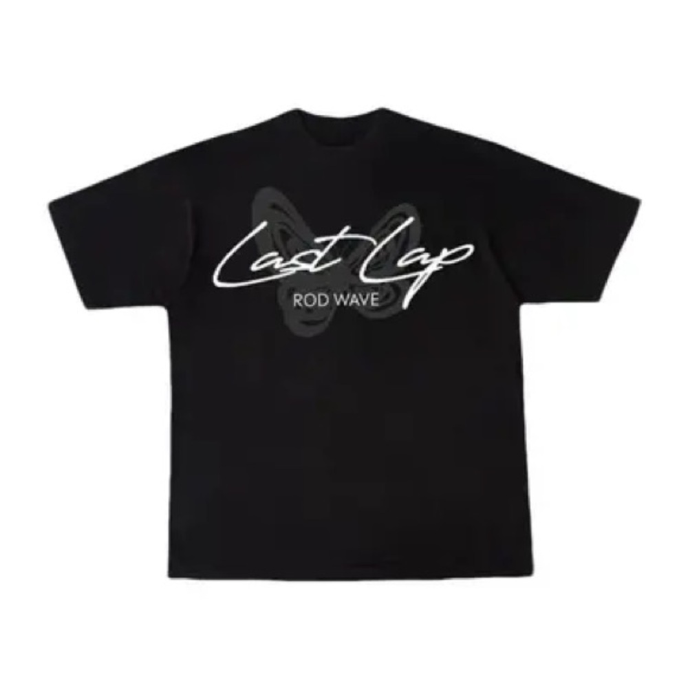 Rod Wave Last Lap Tour Black Graphic T-Shirt(unisex)